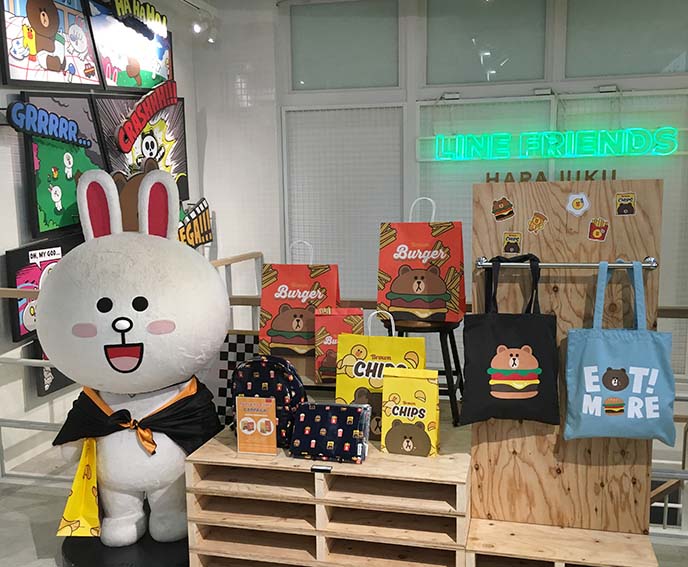 line friends harajuku shop