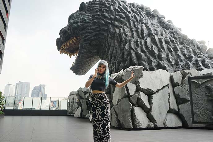 godzilla hotel tokyo japan