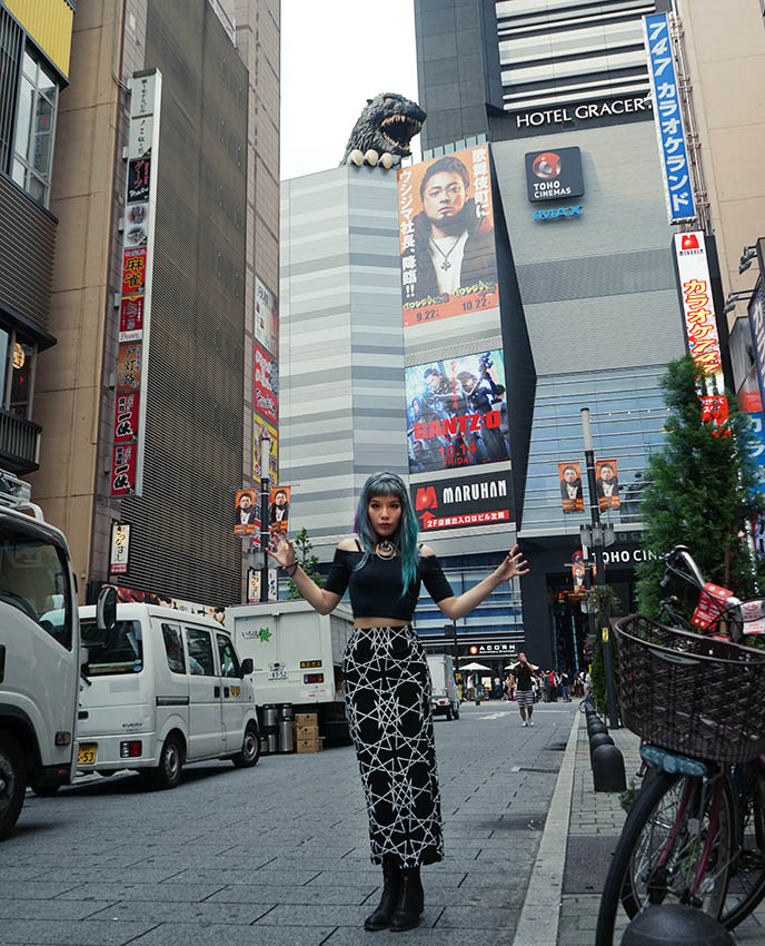 long clothing skirt, tokyo fashion