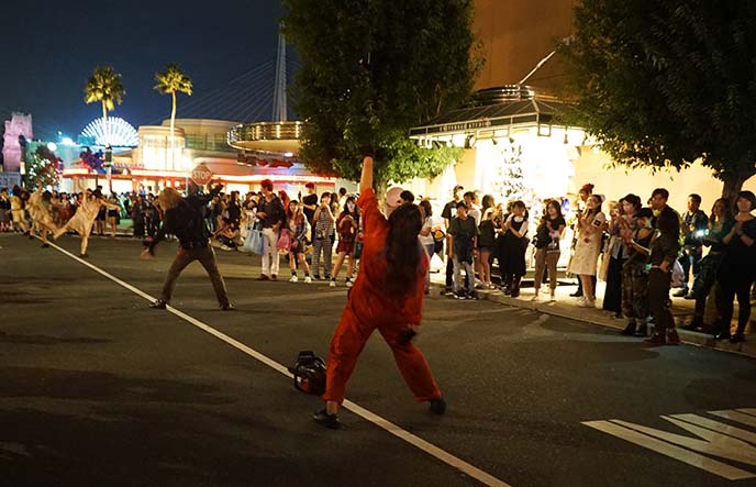 zombie dance thriller, universal studios