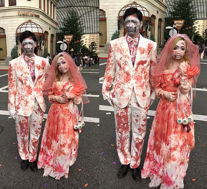 wedding zombies, bride groom undead