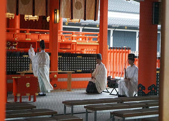 shinto priests ceremony ritual worship