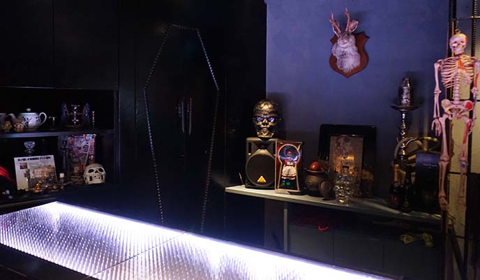 goth halloween themed bar japan