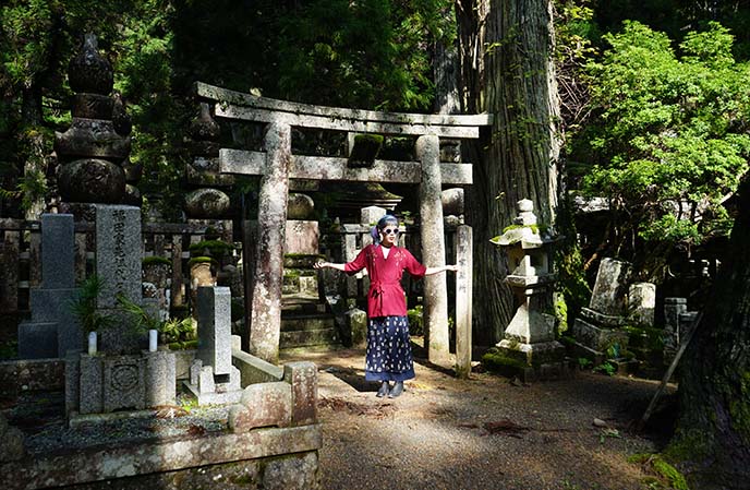 buddhist cemetery, mount koya