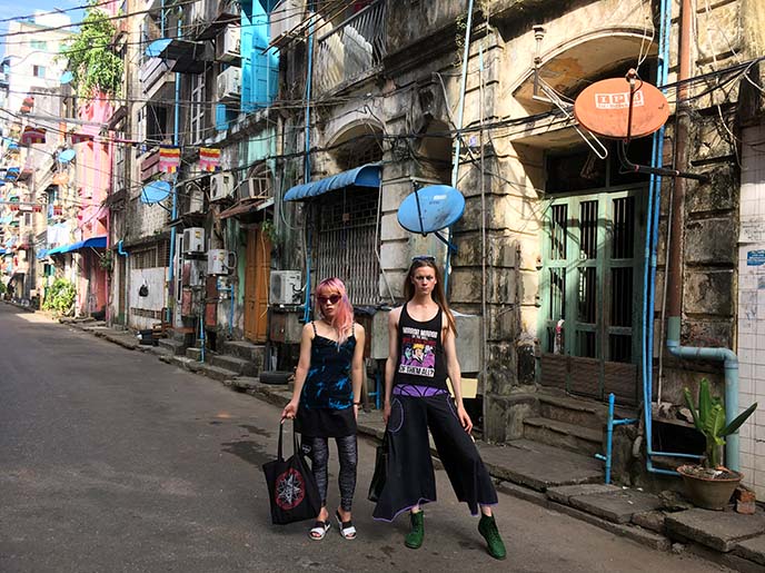 burma street style fashion