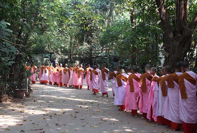 kalaywa monastery monks begging