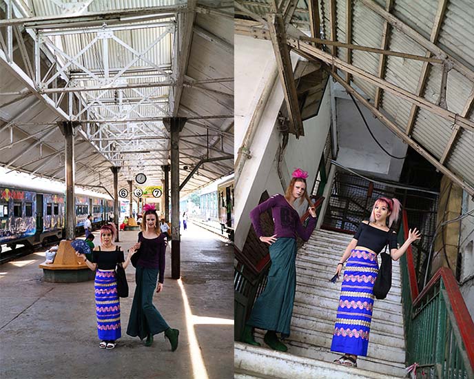 Myanmar Railways train station