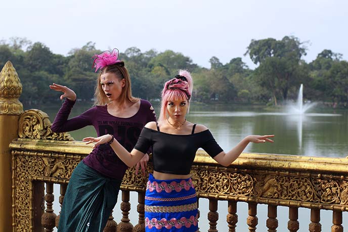 Kandawgyi Lake, Yangon, Burma