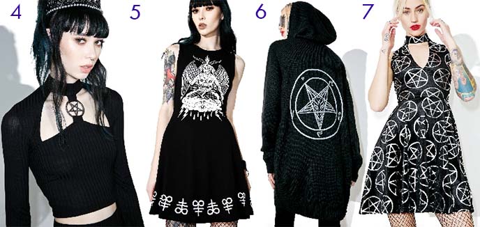 pentagram satanic fashion killstar