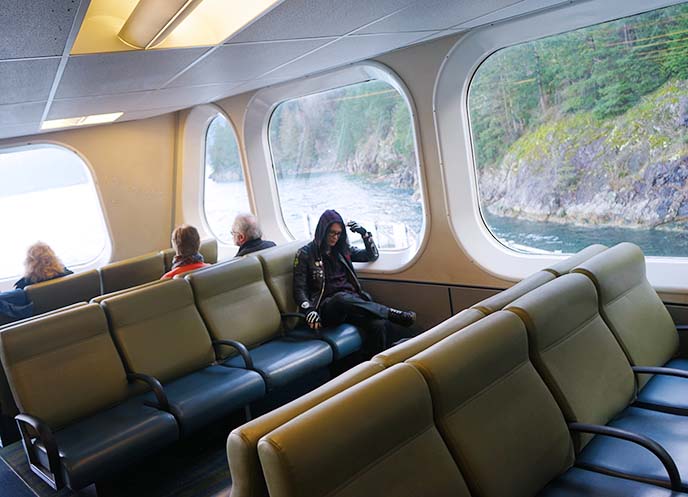 bc ferries interior ferry seats