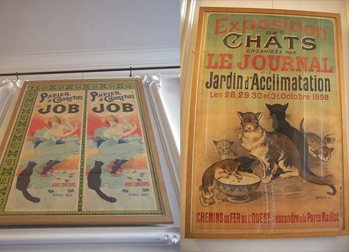 cat posters france 1800s