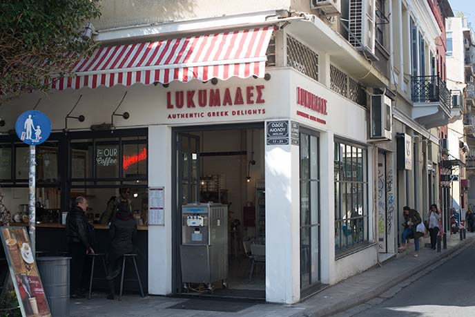 loukoumades shop athens