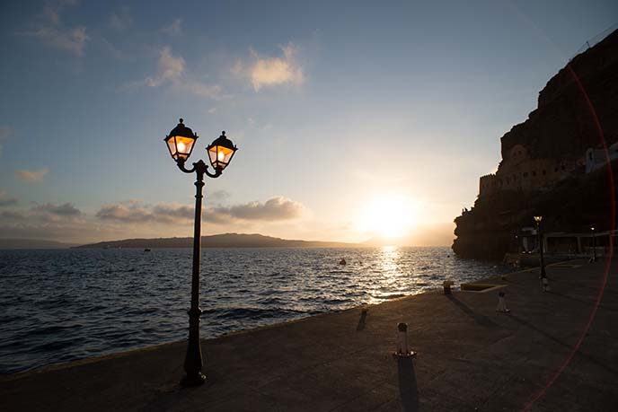 lanterns beach fira santorini