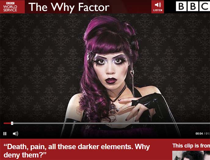 bbc radio the why factor goths gothic black friday