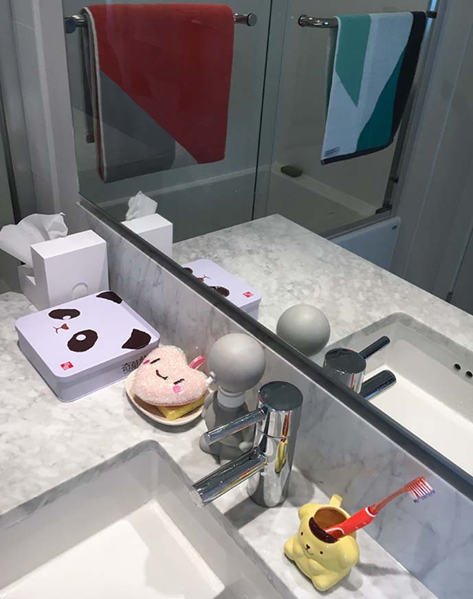 kawaii cute bathroom accessories