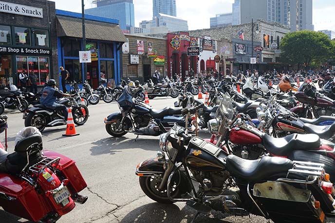 austin rot rally bikers motorcycles