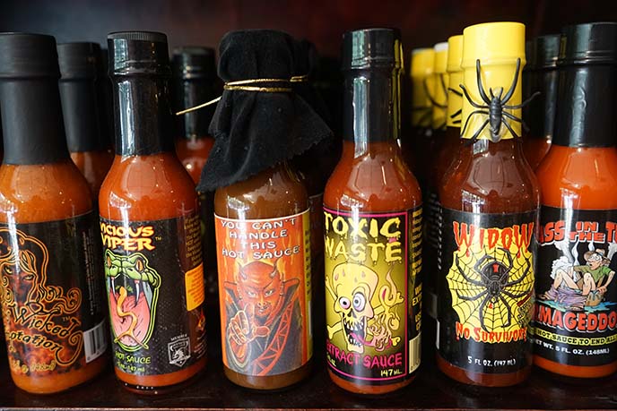 goth satanic death hot sauces