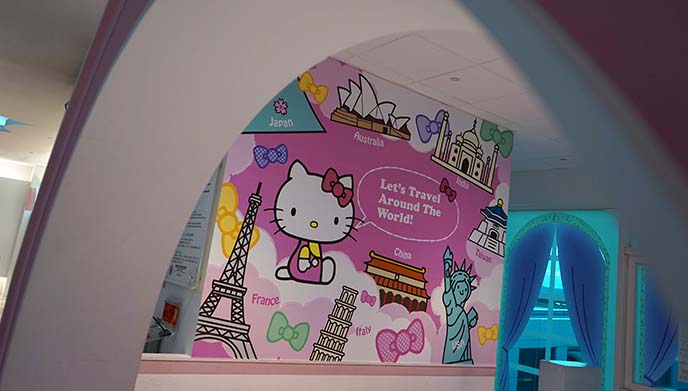 hello kitty themed airport