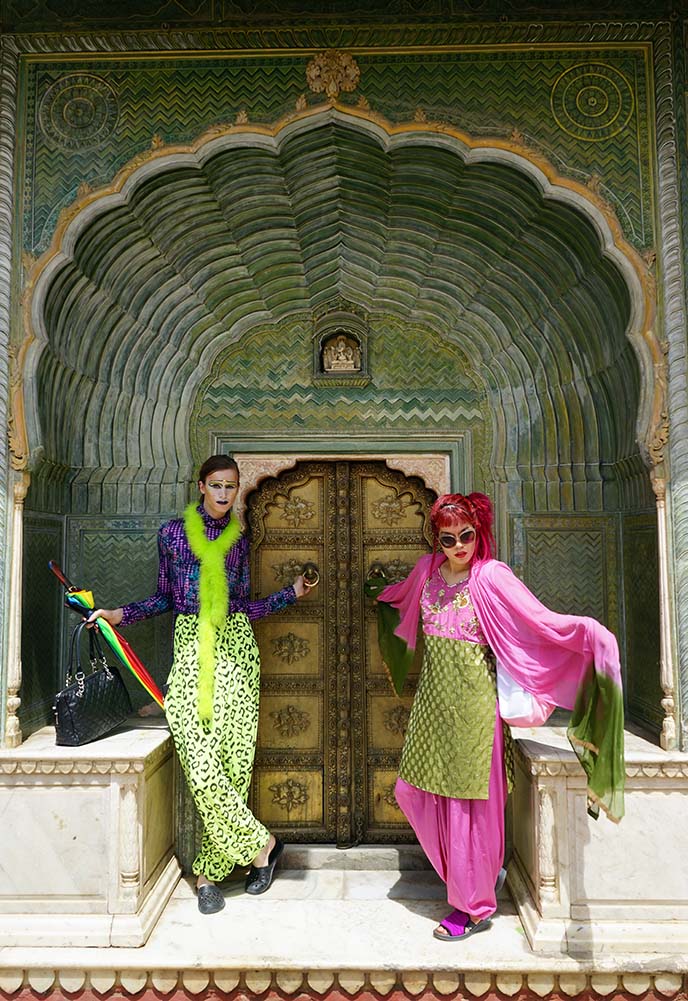 city palace decorated doors