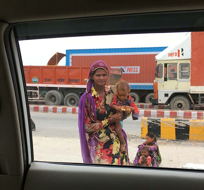 india women beggars begging