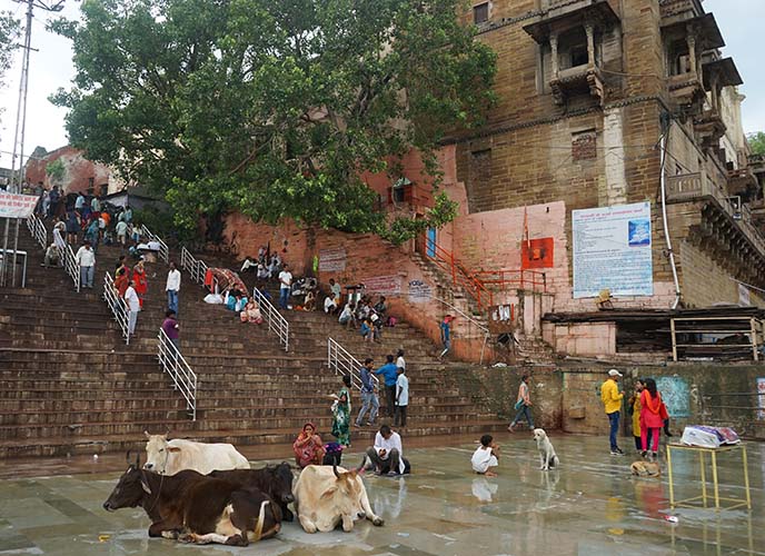 river ganges banks ghats