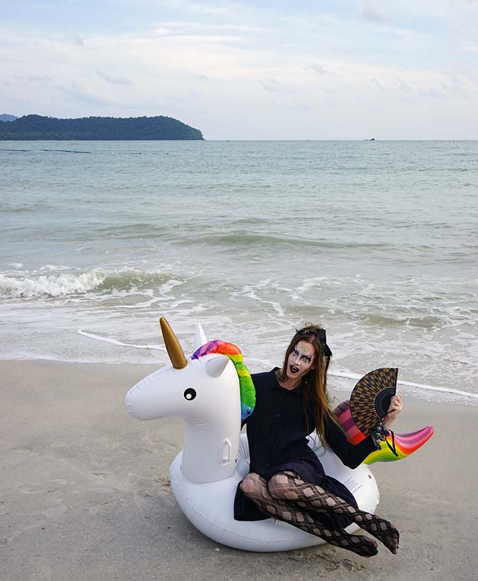 giant unicorn inflatable floatie