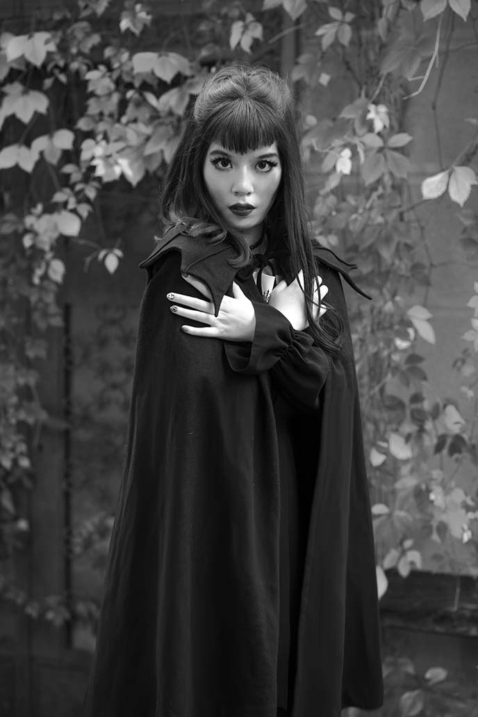 asian vampire japanese girl portrait