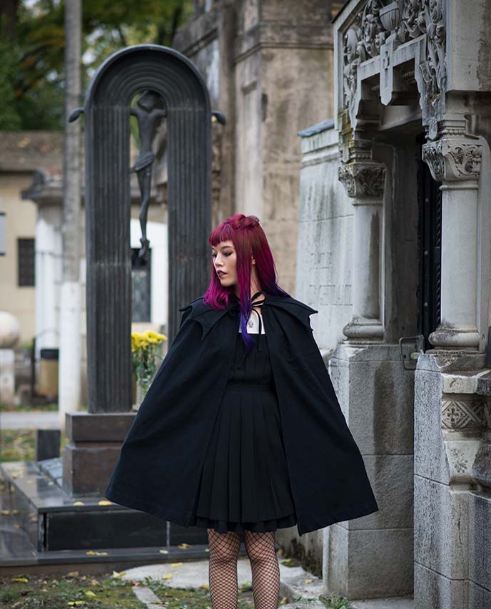 vampire fashion editorial outfit post