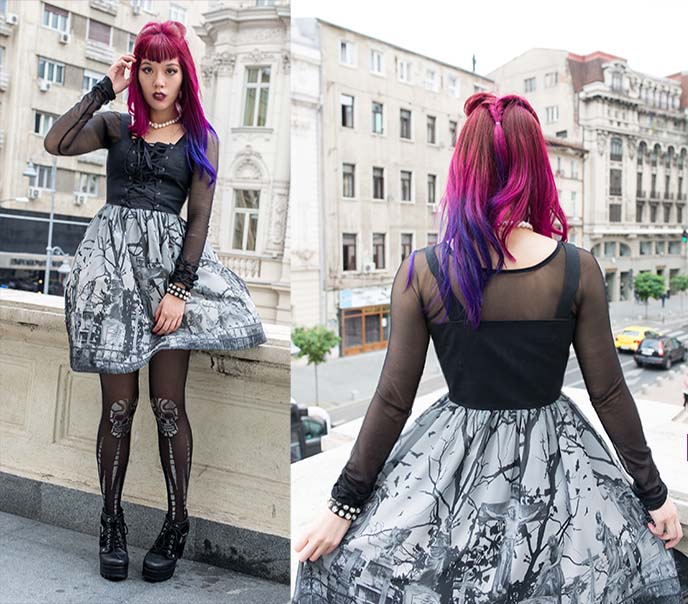 moi meme moitie gothic lolita egl dress