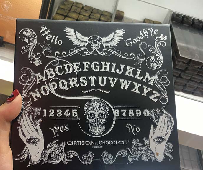 ouija board chocolates chocolate box