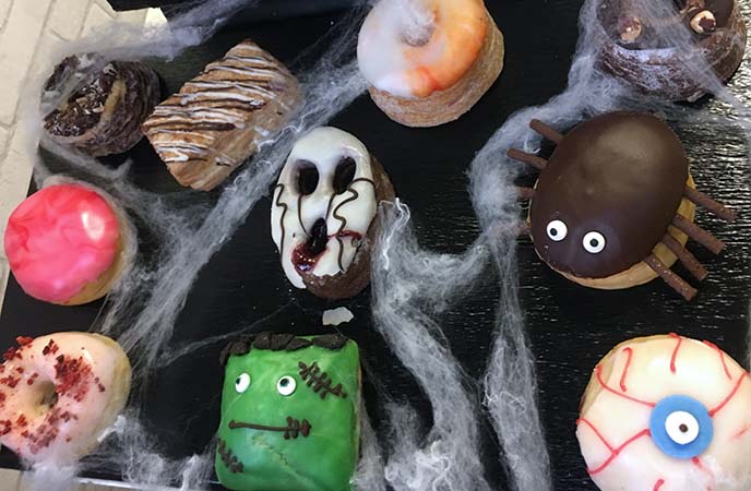 london halloween cute donuts