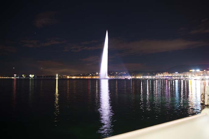 Jet d'Eau giant geneva fountain