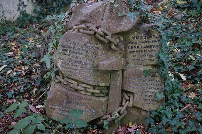 ancient gravestones highgate