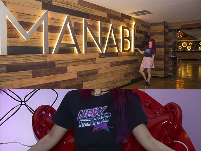 manabi restaurant panama city new retro wave shirt