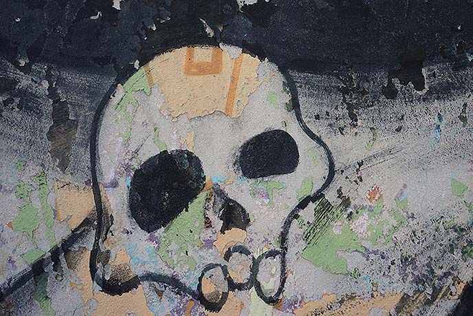 goth skull cuba graffiti