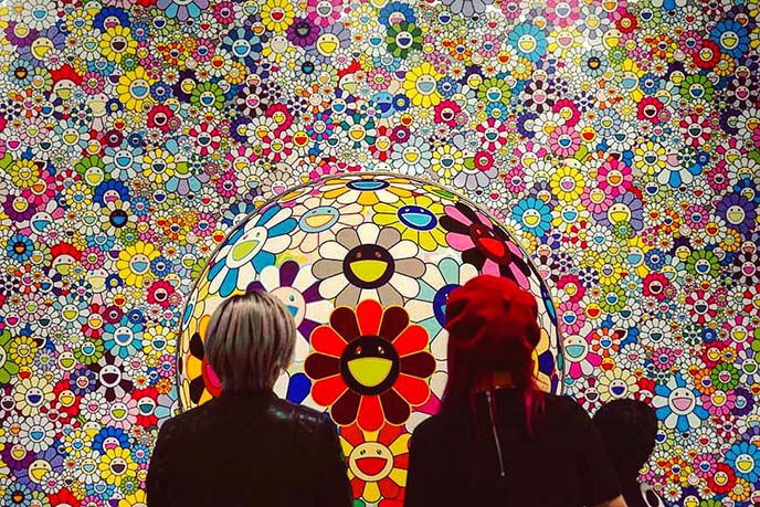 Takashi Murakami wallpapers taken at the Broad in Los Angeles