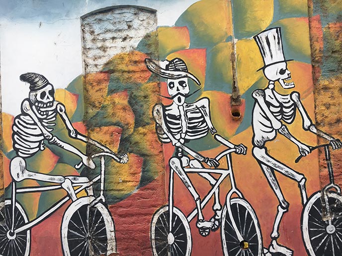 day of the dead mural