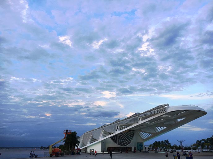 brazil spaceship modern museum