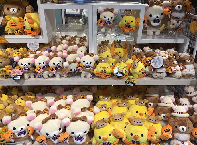 rilakkuma halloween bears toys