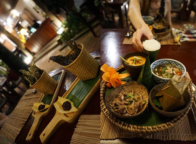 traditional laos food luang prabang 