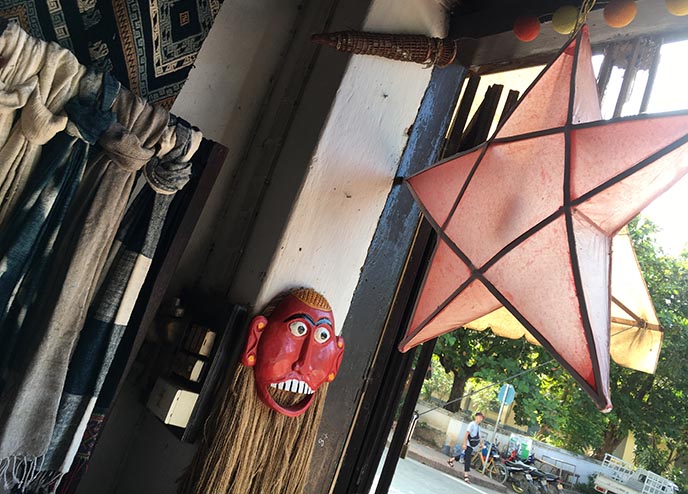 laos masks artwork luang prabang