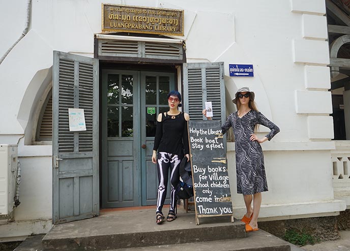 luang prabang library volunteering charity