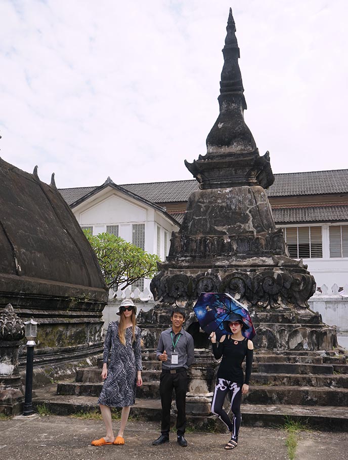 luang prabang buddhist stupa wat mai