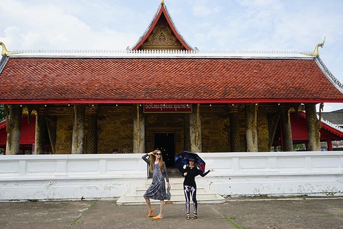 Wat Mai Suwannaphumaham temple Luang Prabang