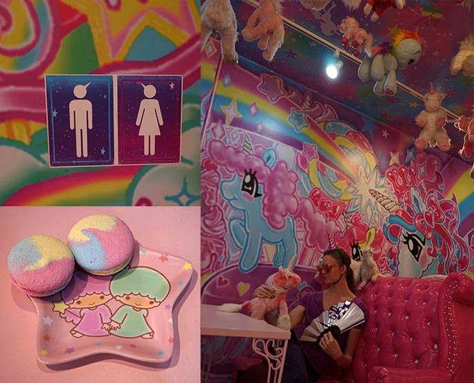 kawaii unicorn themed restaurant thailand