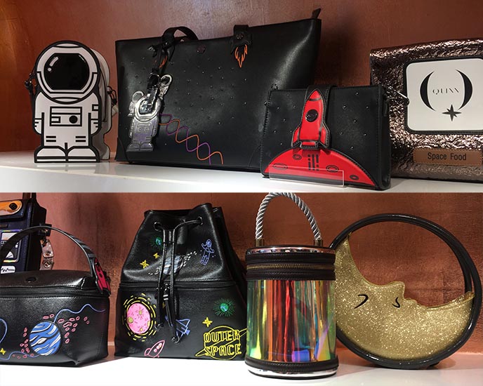 space rocket astronaut purses bags