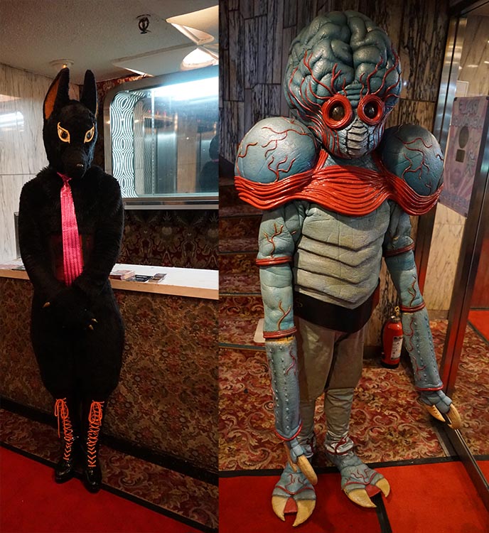 japanese alien costume creepy horror