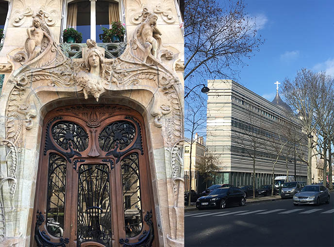 paris art nouveau door 29 ave rapp