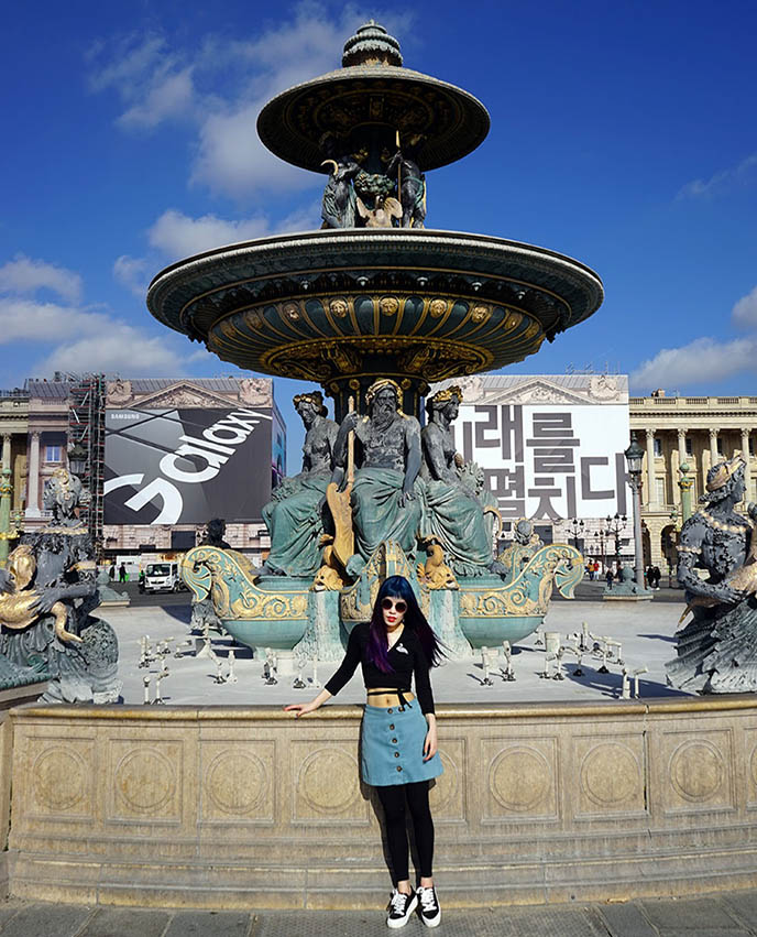 fountain Place de la Concorde, Fontaine des Mers