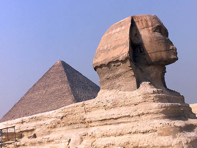 great sphinx profile nose